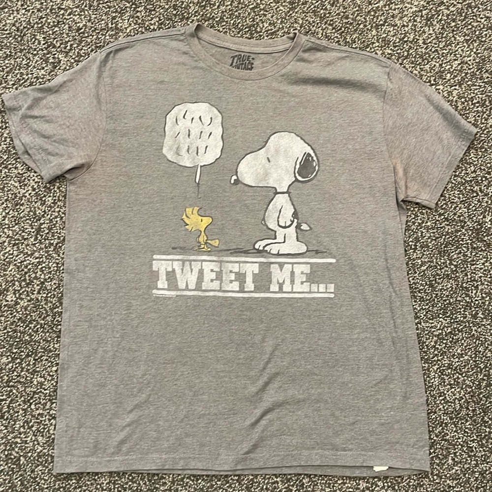 TRUE VINTAGE Men’s ‘Tweet Me’ T-Shirt